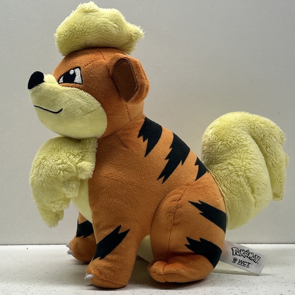 Pokemon‎ Growlithe Plush Stuffed Animal WCT Wicked Cool Toys 9"